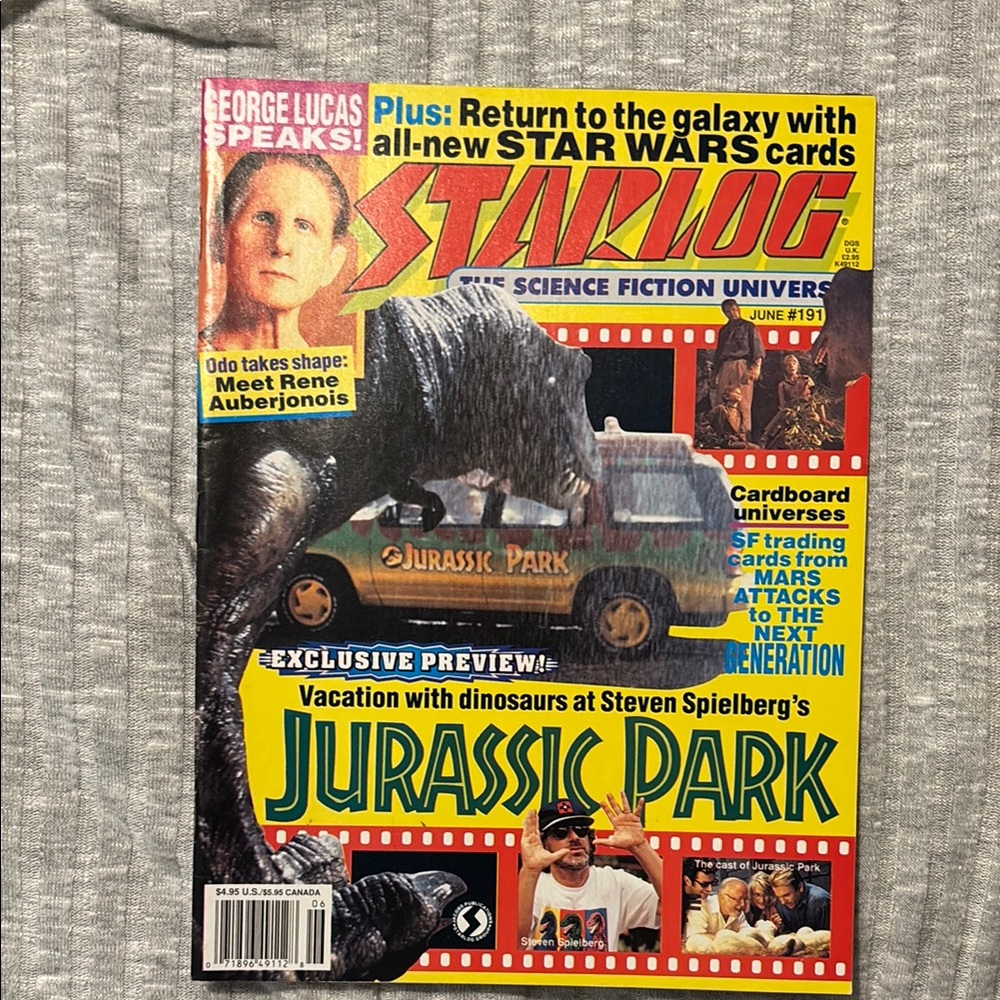 Starlog Magazine Featuring Jurassic Park